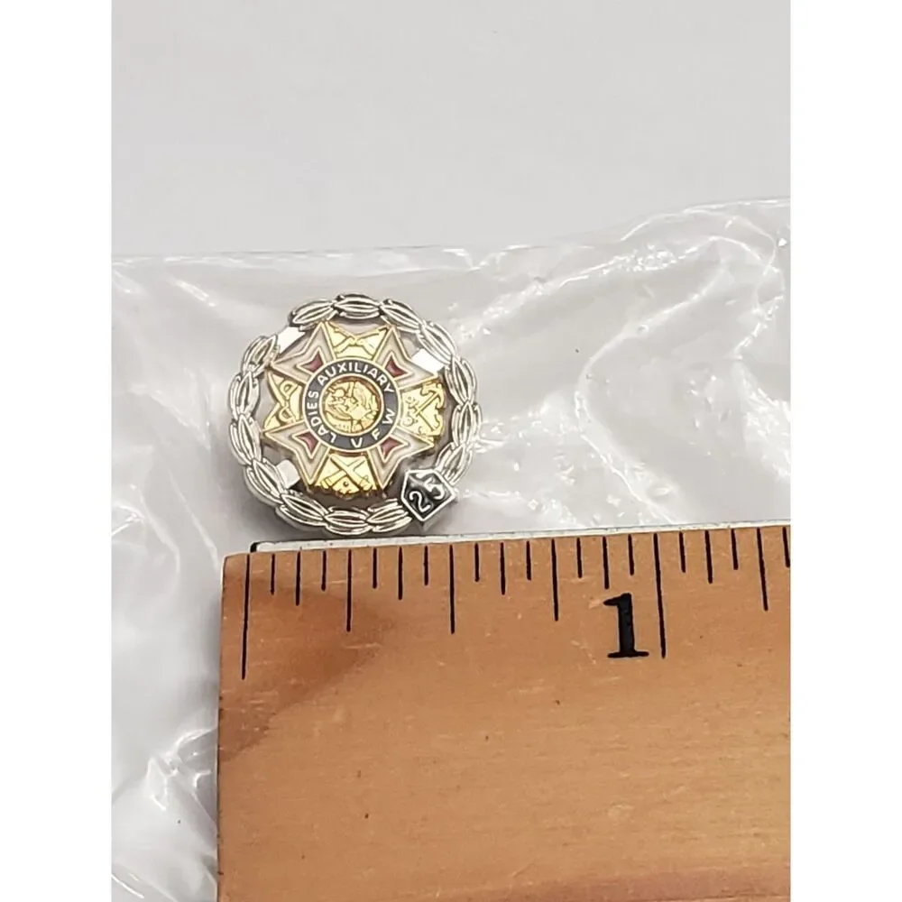 VFW Ladies Auxiliary 25 Years Lapel Pin Collectible
